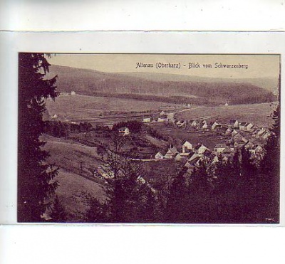 Altenau im Harz vom Schwarzenberg ca 1910