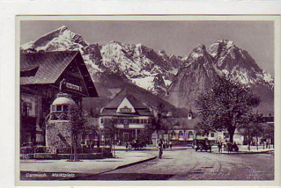 Garmisch-Partenkirchen Markt ca 1940