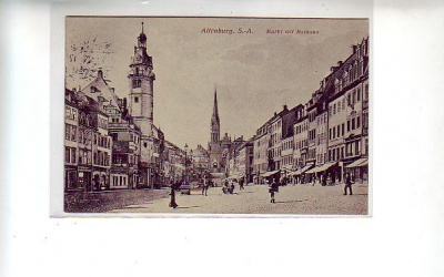 Altenburg Markt 1911