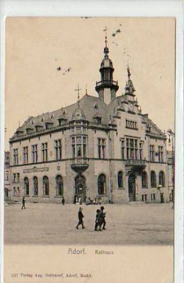 Adorf im Vogtland Rathaus 1912