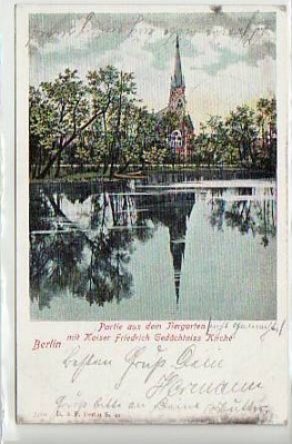 Berlin Tiergarten Kaiser Gedächtniss Kirche 1903