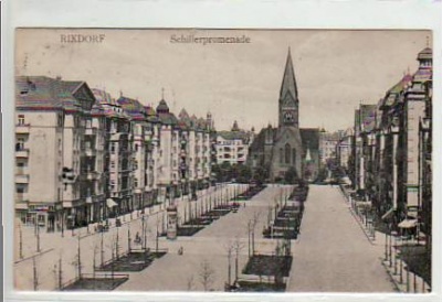 Berlin Rixdorf Schillerpromenade 1912