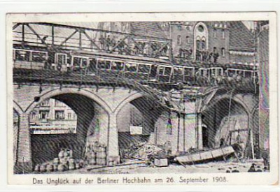 Berlin Schöneberg Hochbahn Unglück 1908
