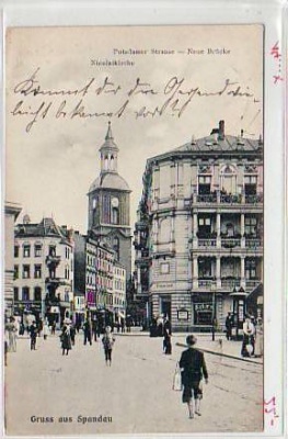Berlin Spandau Potsdamer Strasse 1910