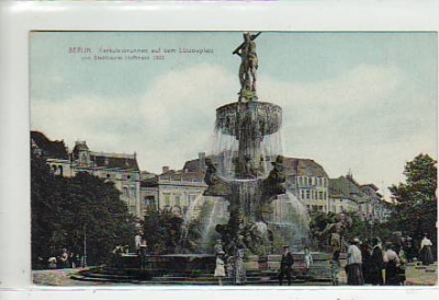 Berlin Tiergarten Herkulesbrunnen ca 1915