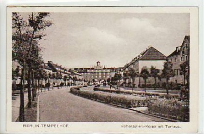 Berlin Tempelhof Hohenzollern-Korso ca 1930