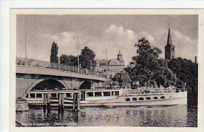 Berlin Köpenick Dammbrücke, Motorschiff 1961