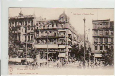 Berlin Mitte Cafe Bauer ca 1900