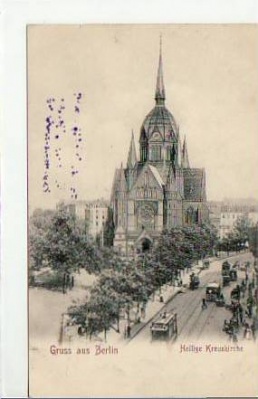 Berlin Kreuzberg Kreuzkirche ca 1900