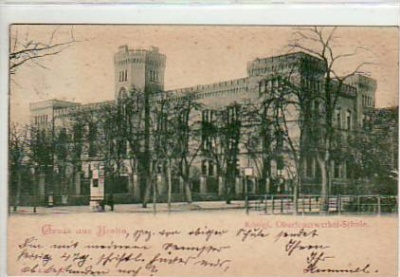 Berlin Tiergarten Feuerwerk-Schule 1899
