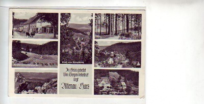 Altenau Harz kleine Bilder von 1954