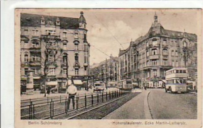 Berlin Schöneberg Hohenstaufenstr. Ecke Martin-Lutherstr. 1939