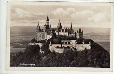 Burg Hohenzollern bei Hechingen 1935
