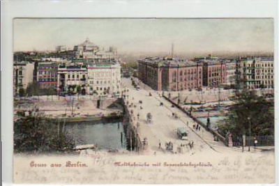 Berlin Tiergarten Moltkebrücke 1904