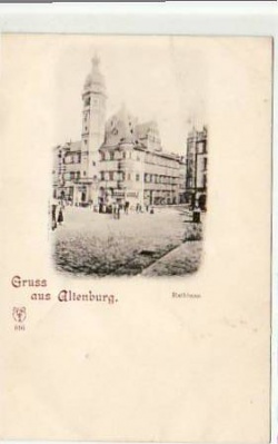Altenburg Rathaus ca 1900