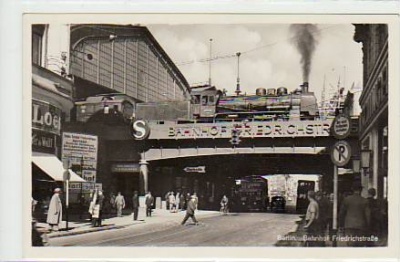Berlin Mitte Bahnhof Friedrichstraße Eisenbahn ca 1940