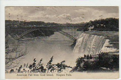 Amerika USA Niagara Wasserfall 1913 ,Postkarten mit Brücken