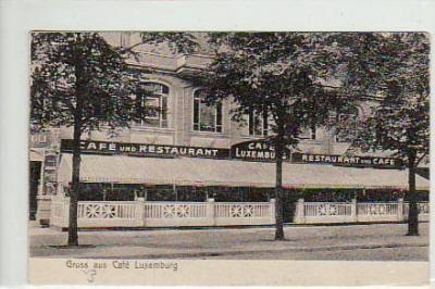 Berlin Wedding Cafe Luxemburg 1917