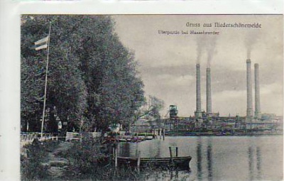 Berlin Niederschöneweide Ufer bei Hasselwerder 1910