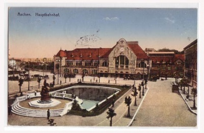 Aachen Bahnhof 1915
