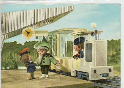 DDR-Fernsehn Sandmann Sandmännchen Eisenbahn 1973
