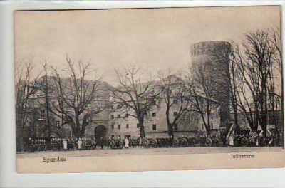 Berlin Spandau Militär am Juliusturm ca 1910