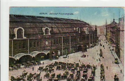 Berlin Mitte Bahnhof Friedrichstraße 1916