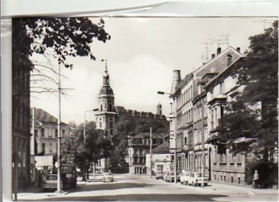 Greiz Thüringen August-Bebel-Straße ca 1980