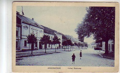Angermünde Hoher Steinweg ca 1925