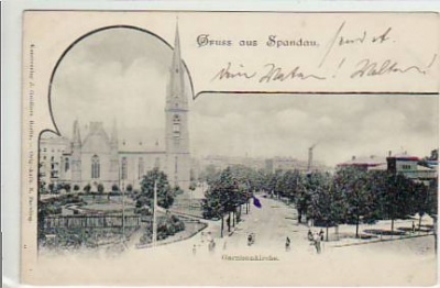 Berlin Spandau Garnisonskirche ca 1900