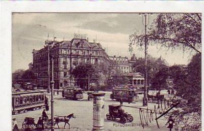 Berlin Mitte ,Strassenbahn,Potsdamer Platz 1908