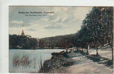 Berlin Grunewald Restaurant Hundekehle 1912
