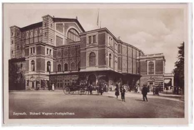 Bayreuth Festspielhaus Theater 1917