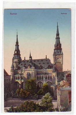 Aachen Rathaus vor 1945