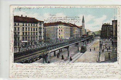 Berlin Kreuzberg Hochbahn Oranienstrasse 1903