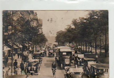 Berlin Mitte Unter den Linden Auto-Bus Foto Karte 1929