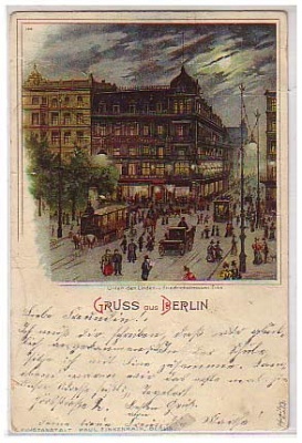 Berlin Mitte Litho 1900