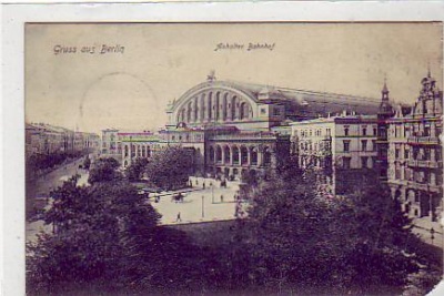 Berlin Kreuzberg Anhalter Bahnhof 1907