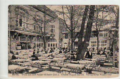 Berlin Moabit-Tiergarten Kaiser-Wilhelm-Zelt 2. 1914