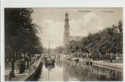 Amsterdam Prinzengracht ca 1910 Niederland