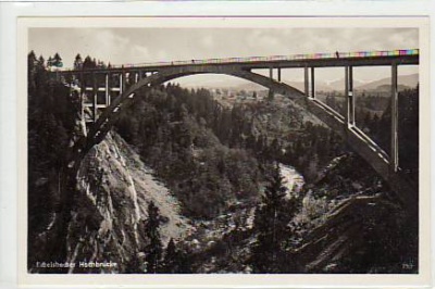 Ammer-Hochbrücke bei Echelsbach ca 1930 ,Postkarten mit Brücken