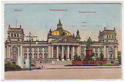 Berlin Mitte Litho Reichsgebäude