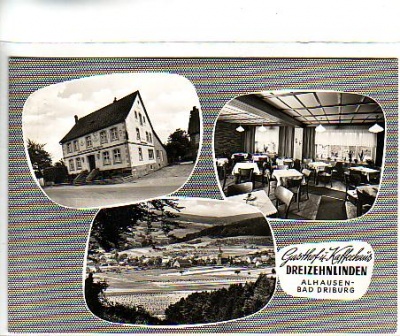 Alhausen - Bad Driburg Gasthaus Dreizehnlinden 1965
