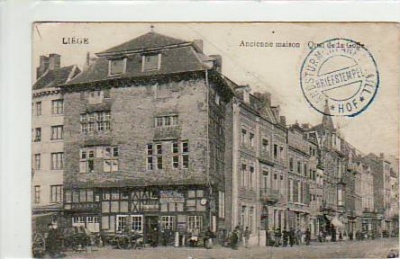 Liege Lüttich Belgien Ancienne maison 1915