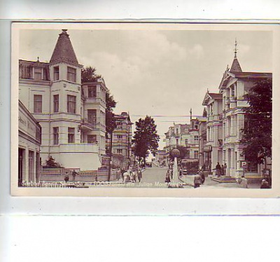 Ostseebad Bansin Usedom Seestraße 1954