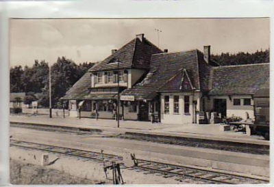 Ostseebad Bansin Usedom Bahnhof 1961