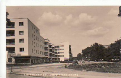 Berlin Spandau Siemensstadt Jungfernheideweg Foto Karte ca 1950