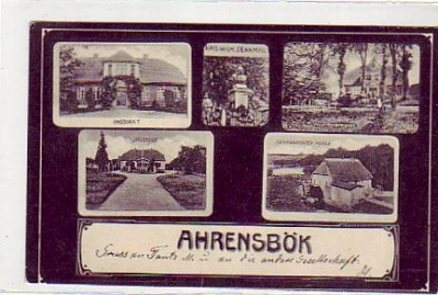 Ahrensbök bei Lübeck Pastorat,Jägerhof,Villa 1907