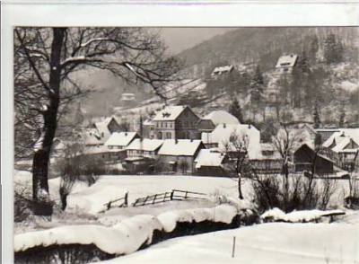 Altenbrak Bodetal,Harz Winter 1973