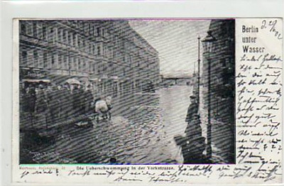 Berlin Kreuzberg Hochwasser Yorckstraße 1902